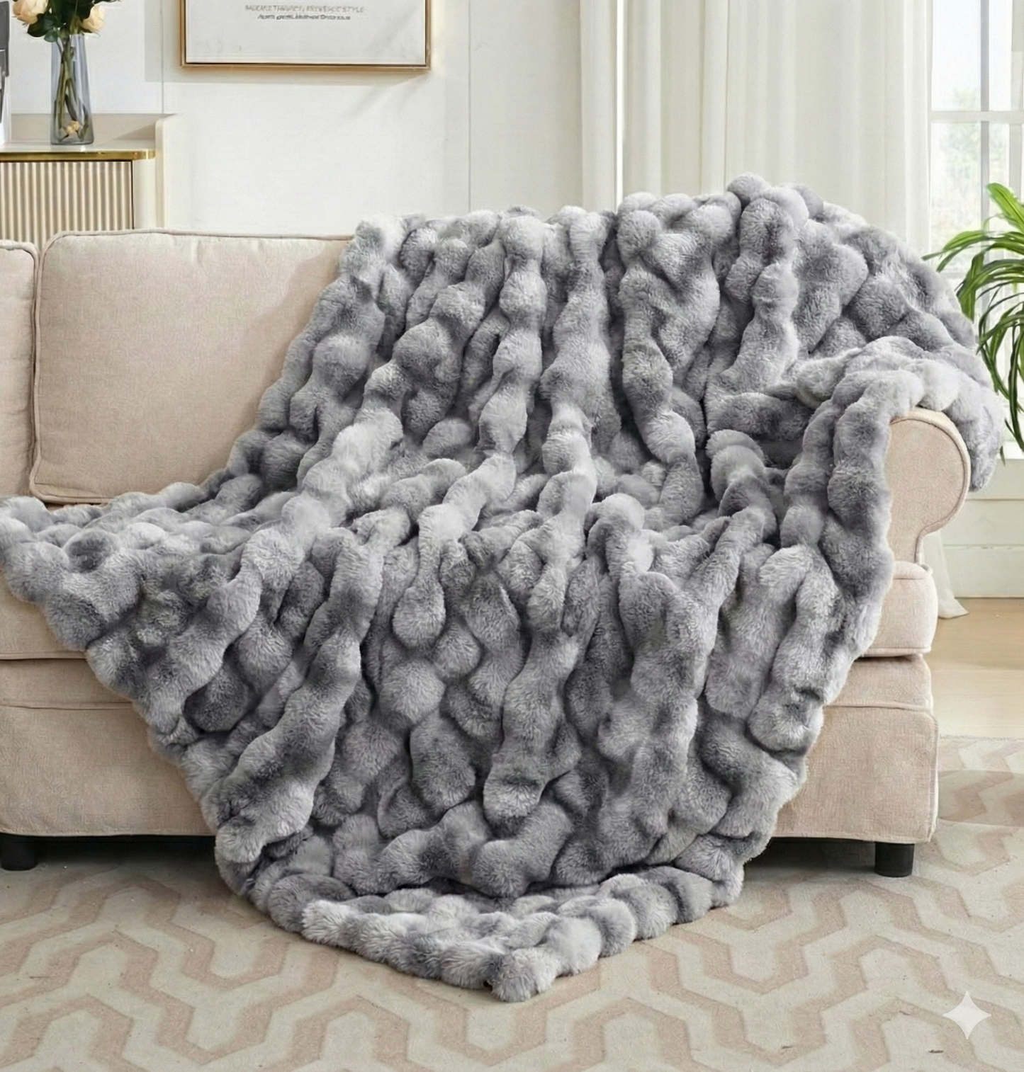 Cobija Térmica Piel De Conejo Premium