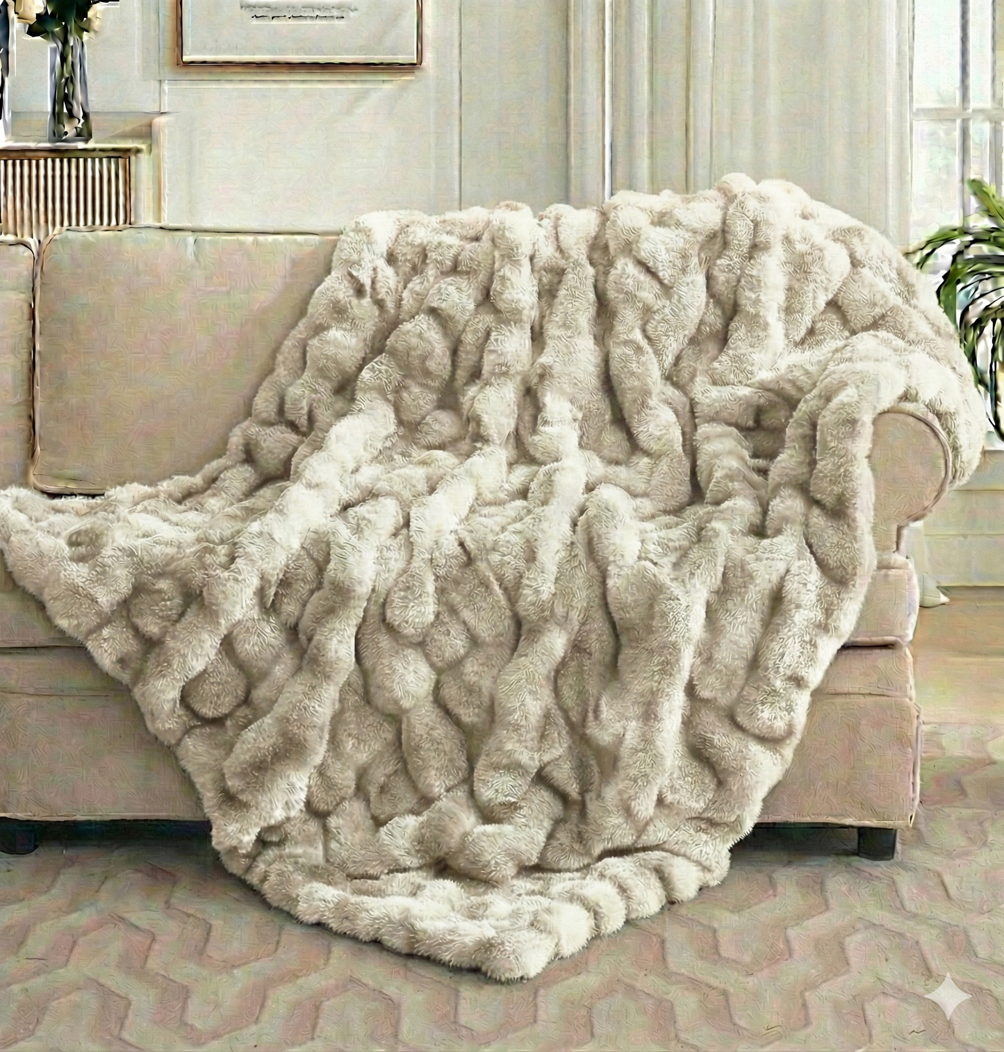 Cobija Térmica Piel De Conejo Premium